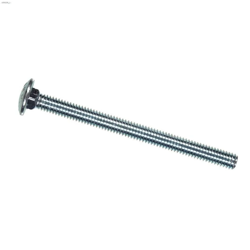 1/4 X 1-1/4" CARRIAGE ZINC BOLT
