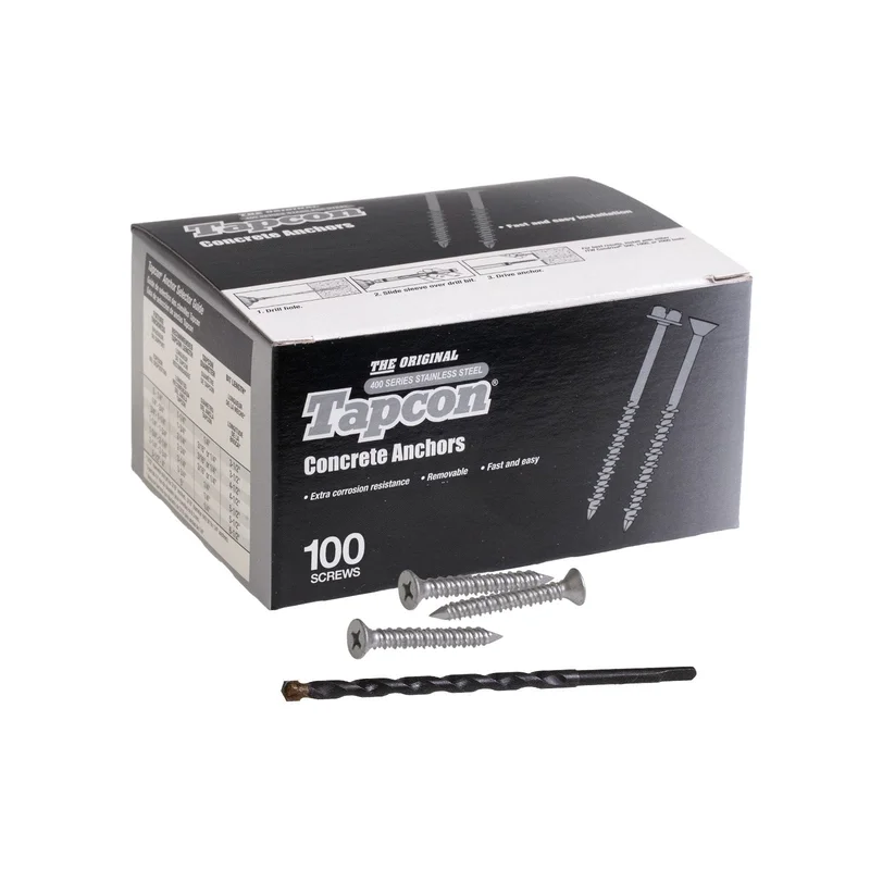 1/4 X 1-3/4 PHILLIPS CONCRETE SCREW