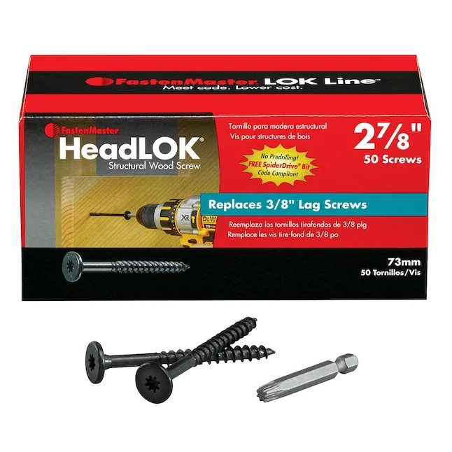 2 7/8 HEADLOCK SCREWS 50CT