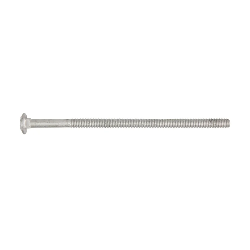 3/8 X 8" CARRIAGE GALVANIZED BOLT