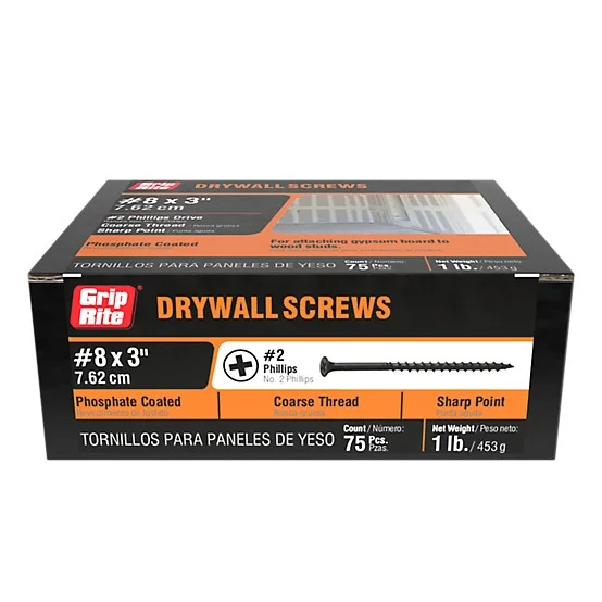 3" DRYWALL SCREWS 1 LB COARSE