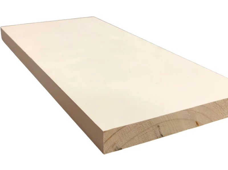 5/4 X 10 CLEAR FINGER JOINTED PRIMED PINE