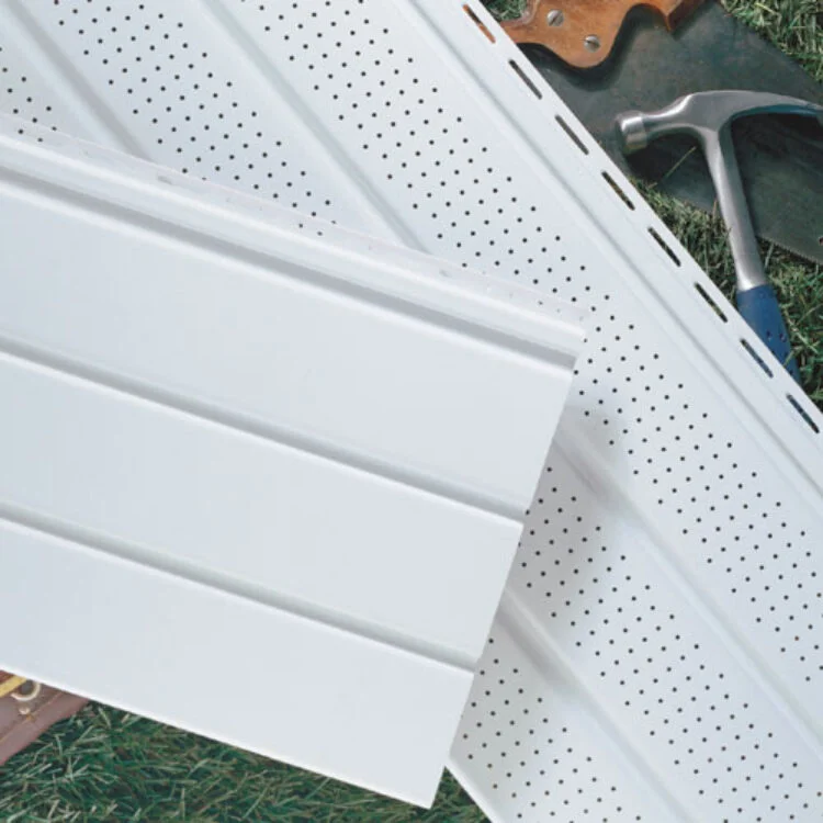 7"VINYL BEADED BOARD SOFFIT VENT WHITE