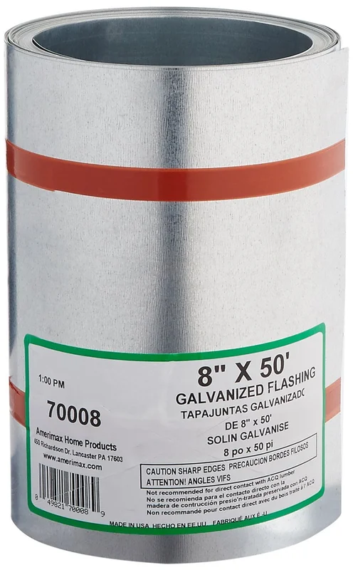 8" X 50' GALVANIZED FLASHING