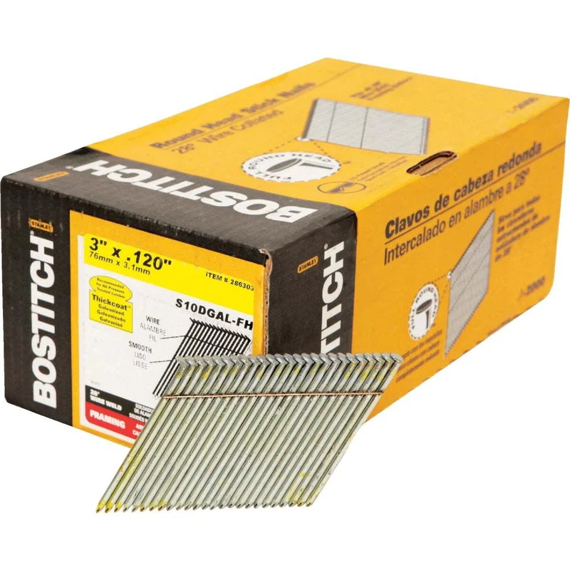 BFN6G 6D BOSTITCH GALVANIZED FINISH STIK 3.
